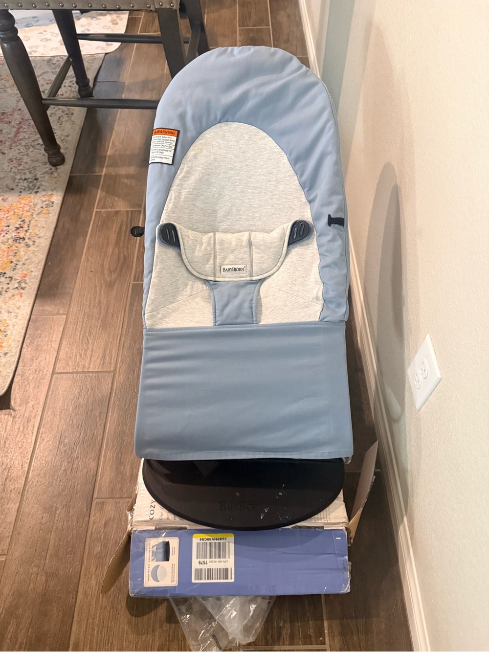 BabyBjörn Bouncer Bliss Baby Bouncer – Gray – Excellent Used Condition